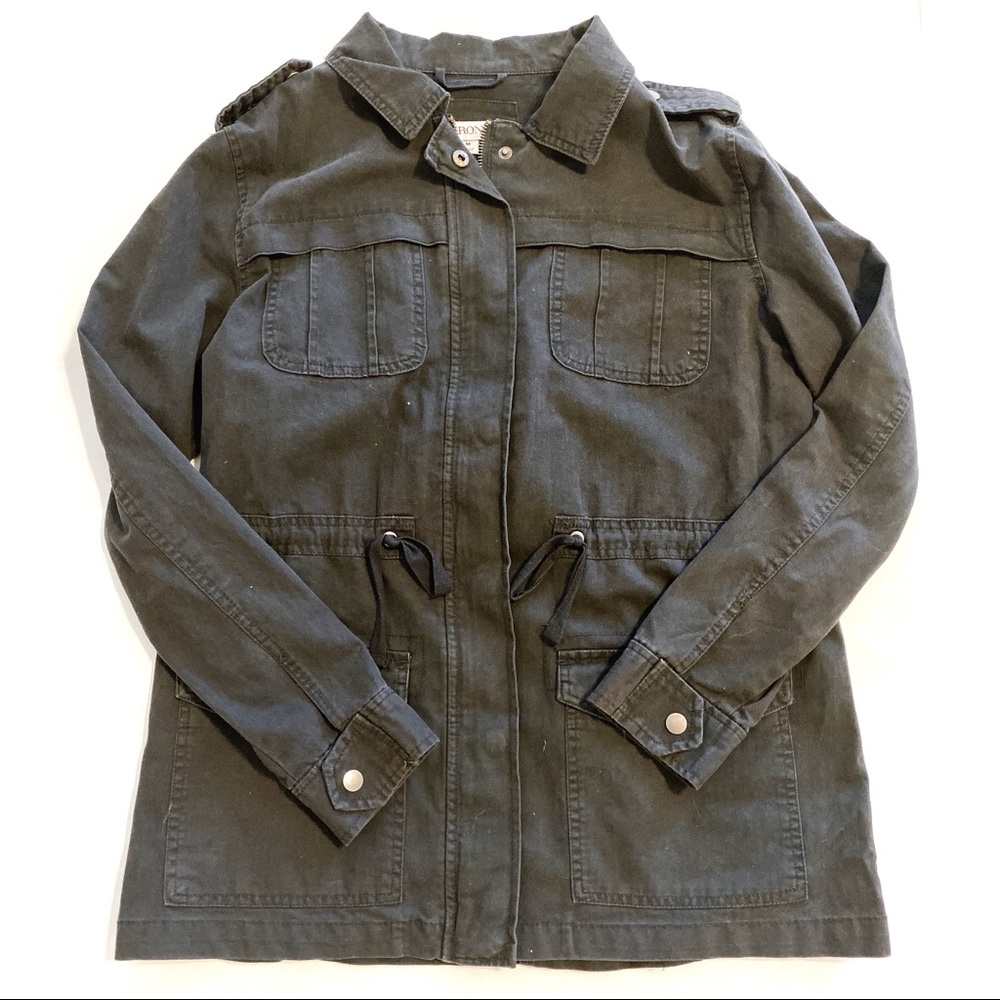 Navy blue utility jacket